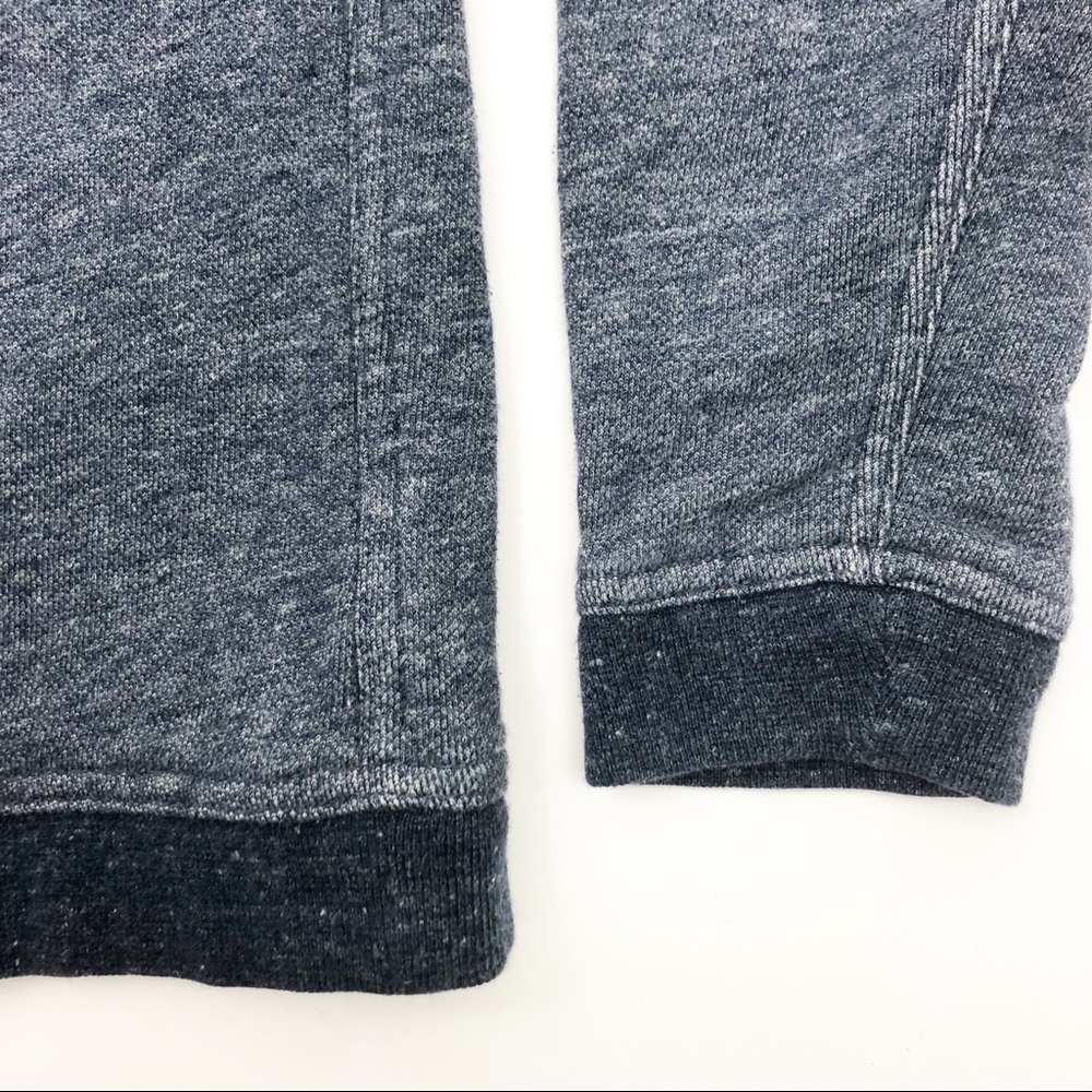 Everlane The Crew Sweatshirt: Marled Navy Blue - Picture 9 of 12